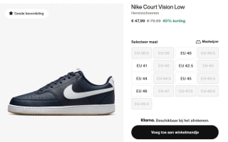 Nike Court Vision Low Trainers voor €47,99 in de Nike store