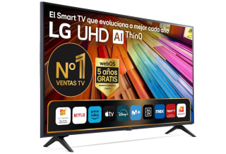 LG 43UT80006LA 43 " UHD 4K Serie UT80 Smart TV WebOS24, Procesador a5 HDR10 Dolby Digital Plus SmartTV 3840x2160 por solo 299€