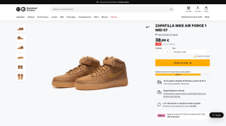 Zapatilla Nike Air Force 1 Mid 07 por 38,99€