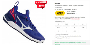 Zapatillas Mizuno Wave Luminious por 69.99€