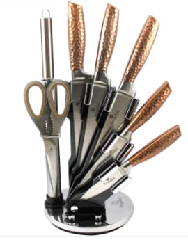 Set de cuchillos Berlinger Haus con soporte 360° por $39.990