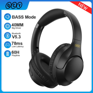 QCY Auriculares inalámbricos H2 Bluetooth 5,3 audio estéreo HIFI por 25,66€