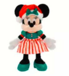 Mickey Mouse of Minnie Mouse medium kerstmis knuffel voor €10 in de Disney Store