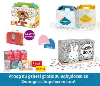 30x Gratis Babydozen en zwangerschapsboxen aanvragen!