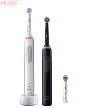 Oral-B Pro 3 3900 Dual Pack con 3 cabezales a 59€