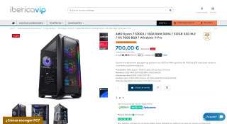 PC Gaming Ryzen 7 por 700€