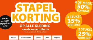 Tot 50% stapelkorting op de gehele zomercollectie bij terStal