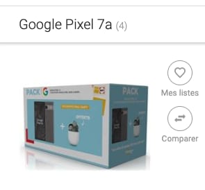 Google Pixel 7a + buds voor €483,50 en HP laptop + printer €499
