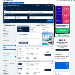 Vuelos Madrid - Nueva York desde 389€ ida y vuelta