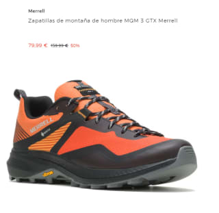 Zapatillas de Trekking de hombre MQM 3 GTX Merrell por 79.99€