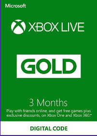 Suscripción Xbox Live Gold 3 meses por 7.51€