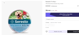 Collar Seresto Perros Grandes +8 Kg por solo 20,19€