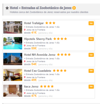 Oferta hotel + entrada zoo botánico Jerez desde solo 41€