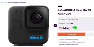 GoPro HERO 11 Black Mini - Actioncam voor €1169 bij Ibood