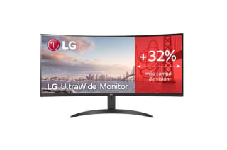 2 monitores LG 34WR50QC-B -Monitor Ultrawide 34" + 3 meses de garantía por 446,40€ (unidad por 223,20€)