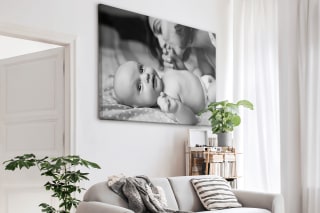 Foto op canvas 90x60 cm + code €16,99 + gratis verzending