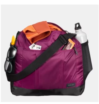 Bolsa Bandolera De Montaña y Trekking Viaje Forclaz 100 15L Compacta Violeta por 5,99€