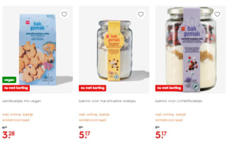 30% korting op Hema bakmixen