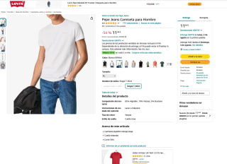 Camiseta Pepe Jeans Hombre por solo 11,48€