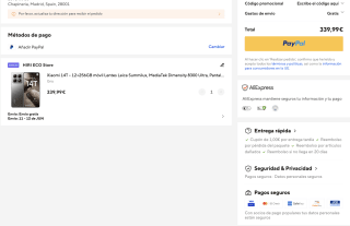Móvil Xiaomi 14T 12+256GB por solo 339,99€