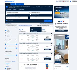 Vuelos ida y vuelta Palma de Mallorca - Copenhague desde 56€ con Skyscanner