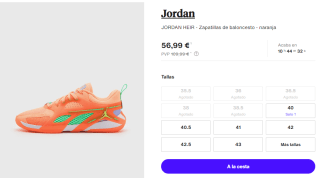 Zapatillas de Basket Nike JORDAN HEIR por 56.99€
