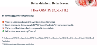 Gratis Spa Touch Mocktail a cashback