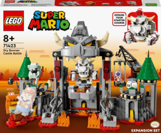 LEGO Super Mario Uitbreidingsset 71423 - Gevecht op Dry Bowsers kasteel voor €59,99 bij Bol