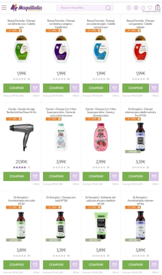 -40% de Descuento en la Segunda Unidad Cabello.