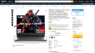 CEMAGIC Ordenador Portátil Gaming AMD Ryzen 9 6900HX por 499,99€
