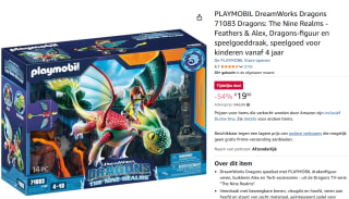 Playmobil Dragons: The Nine Realms - Feathers & Alex voor €19,98 bij Amazon