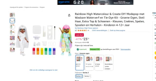 Rainbow High Watercolour & Create DIY Modepop