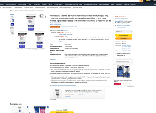 3 Neutrogena Crema de Manos Concentrada con Perfume 50 ml por solo 6,84€