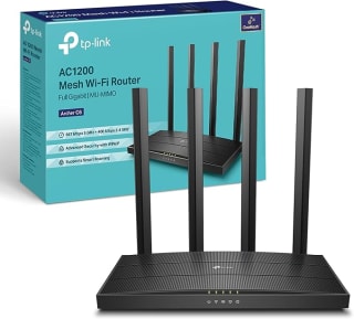 TP-Link Archer C6 AC1200 Router WIFi, Doble Banda (5GHz/2.4GHz) por 35,53€