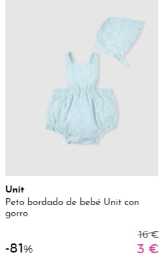 Prendas para niños por 2€ y 3€