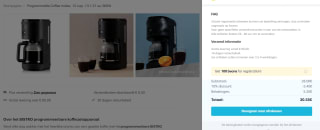 Bodum Bistro Programmeerbare koffiezetapparaat voor €30,56 bij Bodum