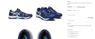 Zapatillas pádel Asics GEL-Padel Pro 5 por 41,95€