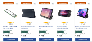 Accessoires met tot wel 85% korting bij Lenovo