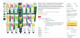 Set de 21 cremas de Manos hidratante por 8.99€