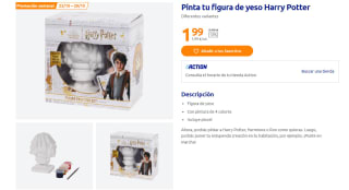 Pinta tu figura de yeso Harry Potter por 1,99€