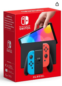 Console Nintendo Switch - Couleur Mario Red - Organic EL model à 314,11€
