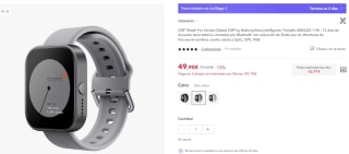 Smartwatch Nothing CMF Watch Pro por 42,91€ (cuenta nueva por 37,90€)