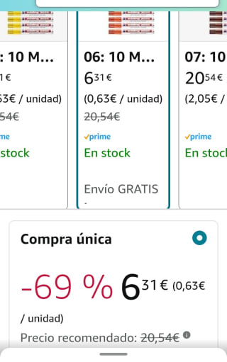 Edding 3000 Pack de 10 Rotuladores por 6,31€.