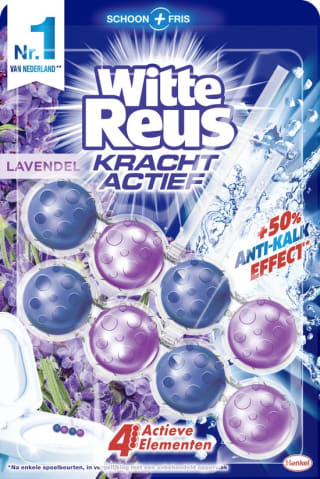 20 stuks Witte Reus Kracht Actief lavendel WC-blokjes voor €22 bij Bol