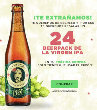 24 Cervezas La Virgen IPA de regalo en Beerhouse
