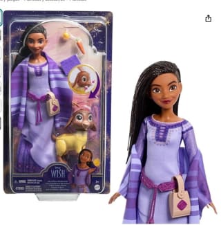 Disney Wish Asha Muñeca con mascota y estrella por 15€