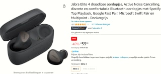 Jabra Elite 4 Active - Draadloze Sport Oordopjes voor €59,99 bij Amazon