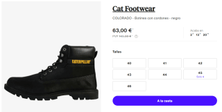 Botines Cat Footwear Colorado por 63€