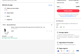 Mando Wii Nunchuck replica por 2,44€