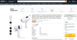 Apple AirPods Pro 2 - USB-C à 158€